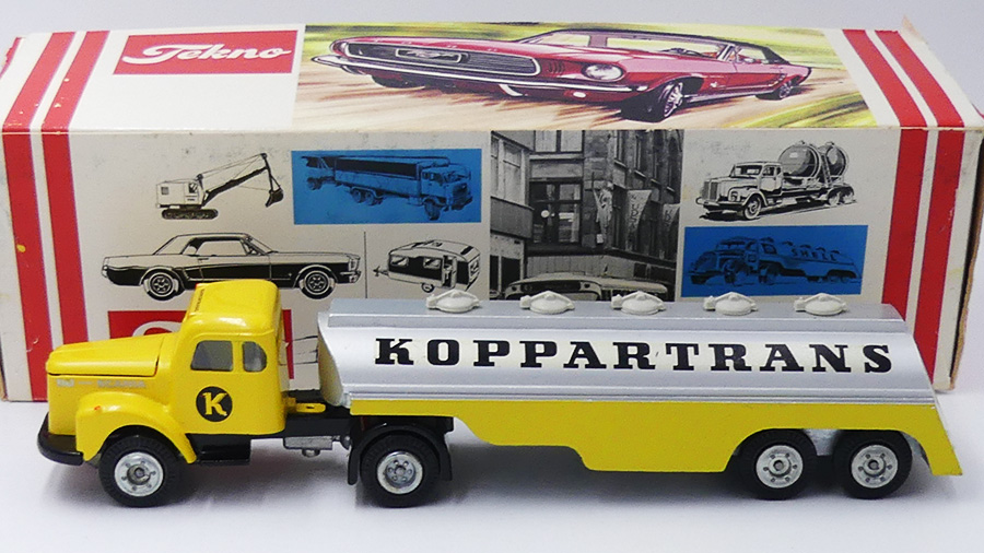 Tekno Scania 110 Semi Citerne Koppartrans Auto Jaune Blog