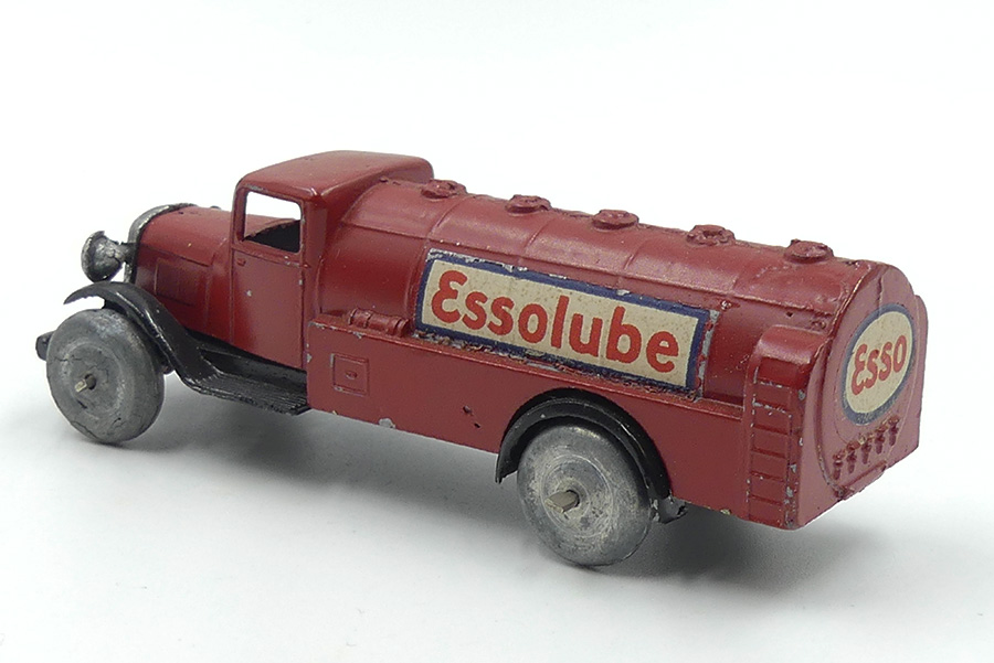 Camion Citerne DINKY TOYS 25U Esso Rouge - Miniature Ancienne